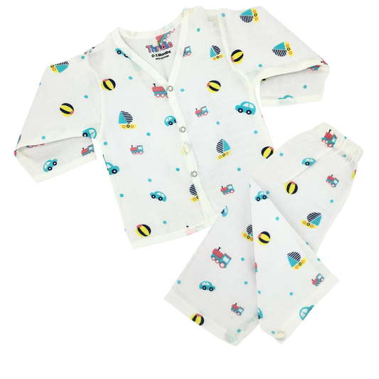 Co-ord Set Full - Premium Muslin Cotton