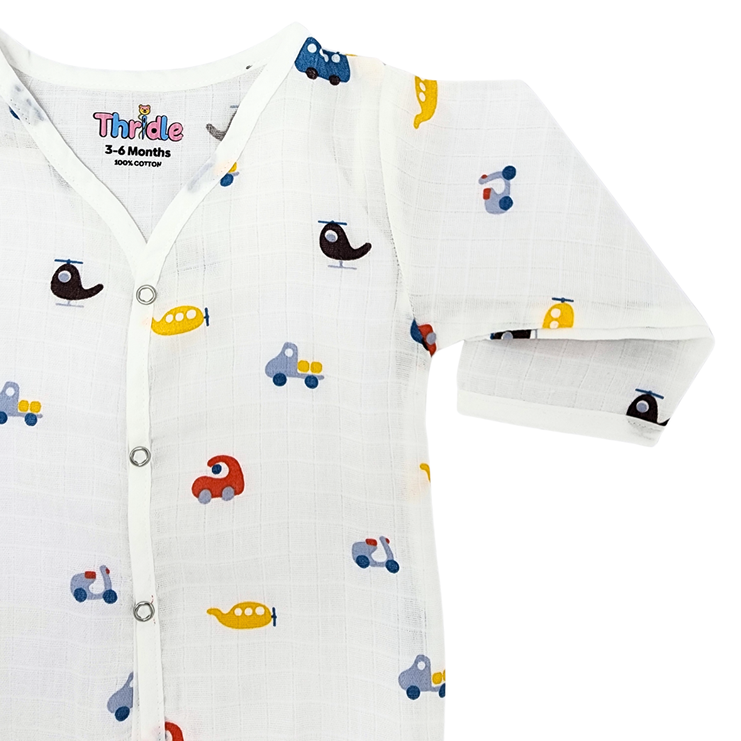 Co-ord Set Full - Premium Muslin Cotton