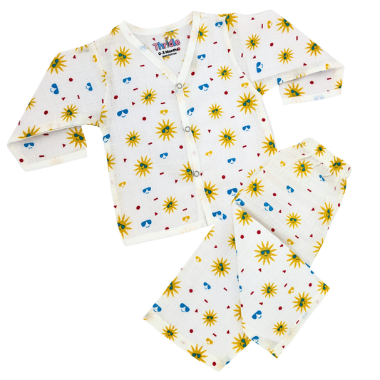 Co-ord Set Full - Premium Muslin Cotton