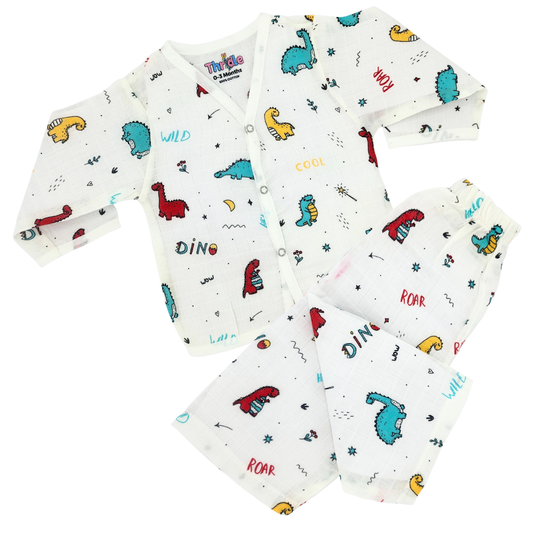 Co-ord Set Full - Premium Muslin Cotton