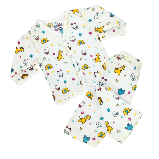 Co-ord Set Full - Premium Muslin Cotton