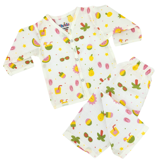 Co-ord Set Full - Premium Muslin Cotton