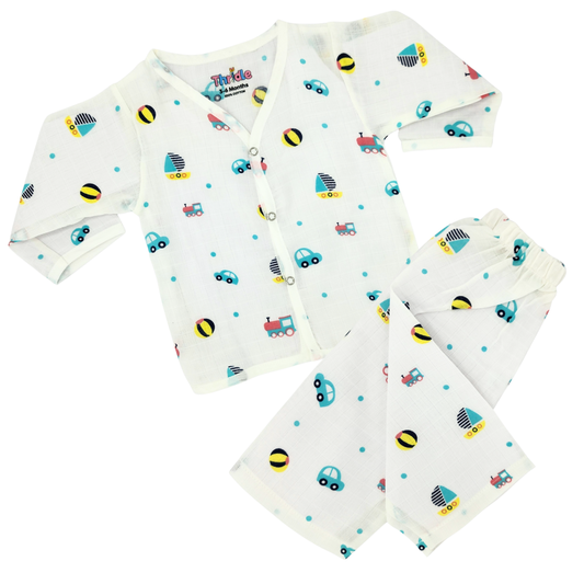 Co-ord Set Full - Premium Muslin Cotton