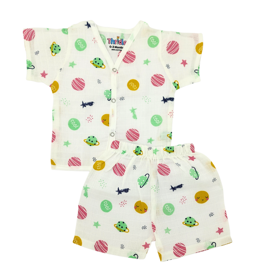 Co-ord Set Short - Premium Muslin Cotton
