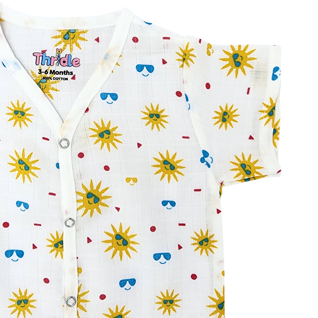 Co-ord Set Short - Premium Muslin Cotton