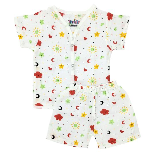 Co-ord Set Short - Premium Muslin Cotton