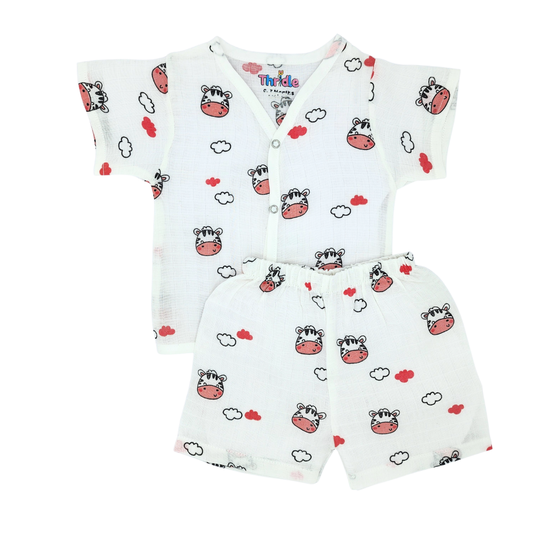 Co-ord Set Short - Premium Muslin Cotton