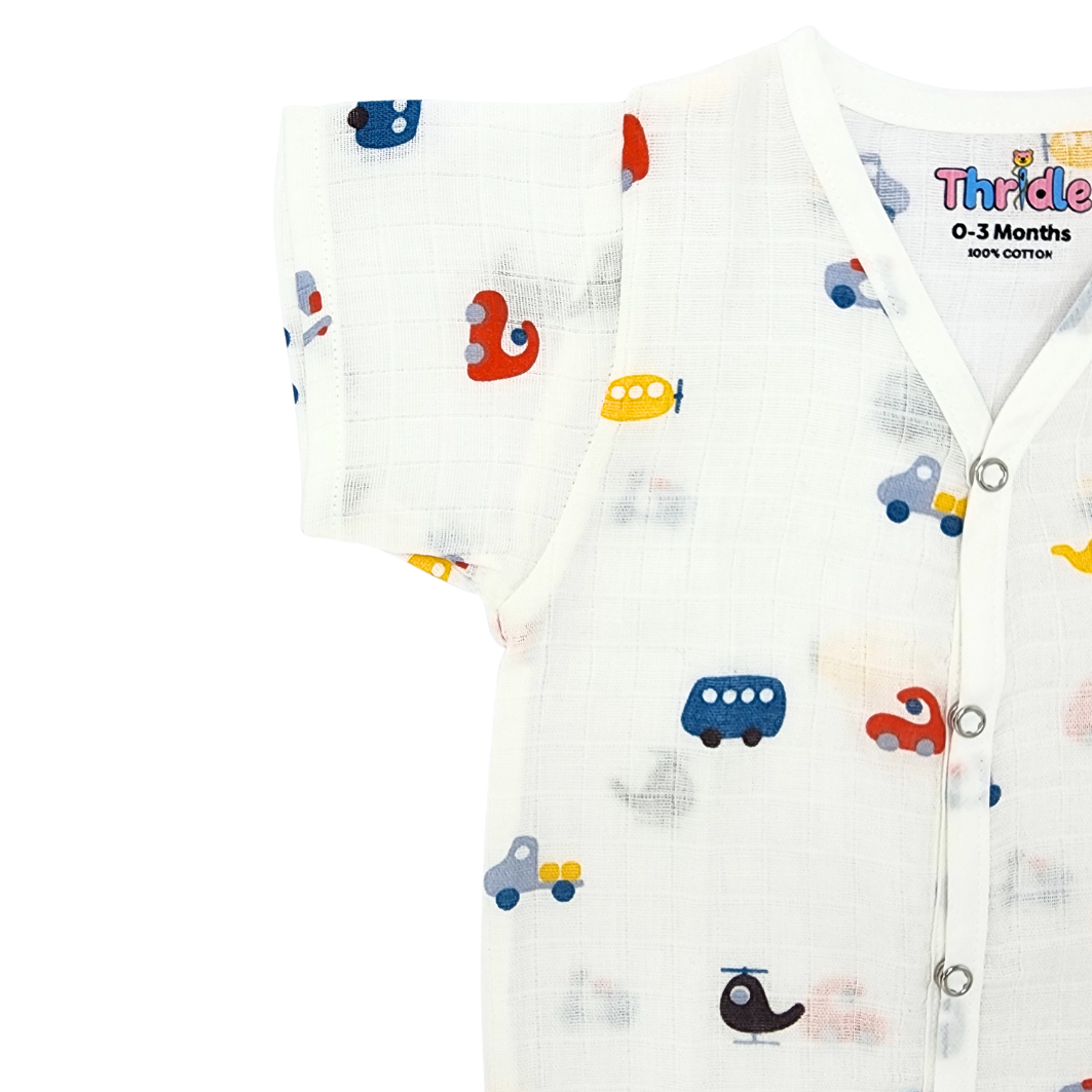 Co-ord Set Short - Premium Muslin Cotton