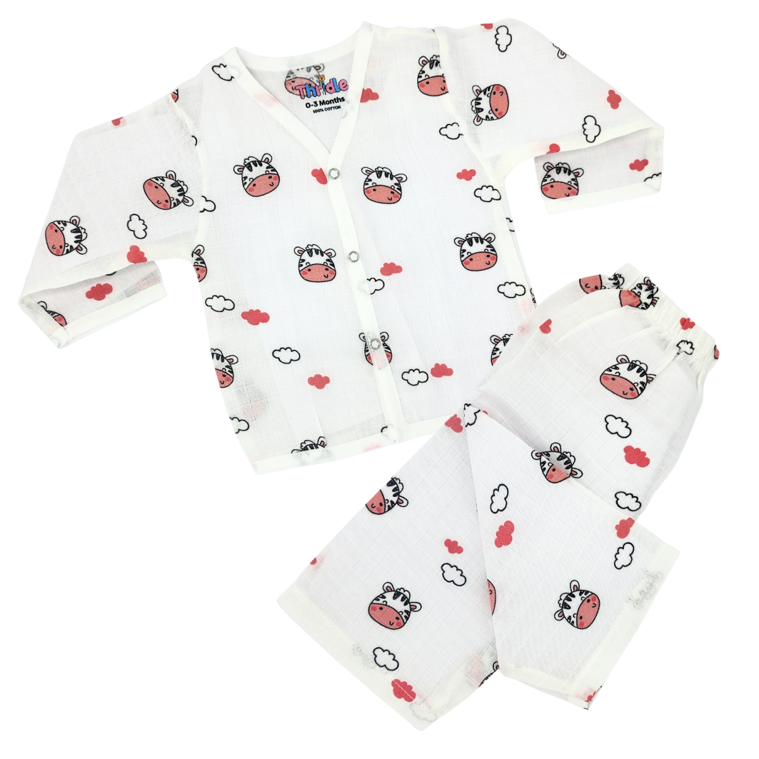Co-ord Set Full - Premium Muslin Cotton
