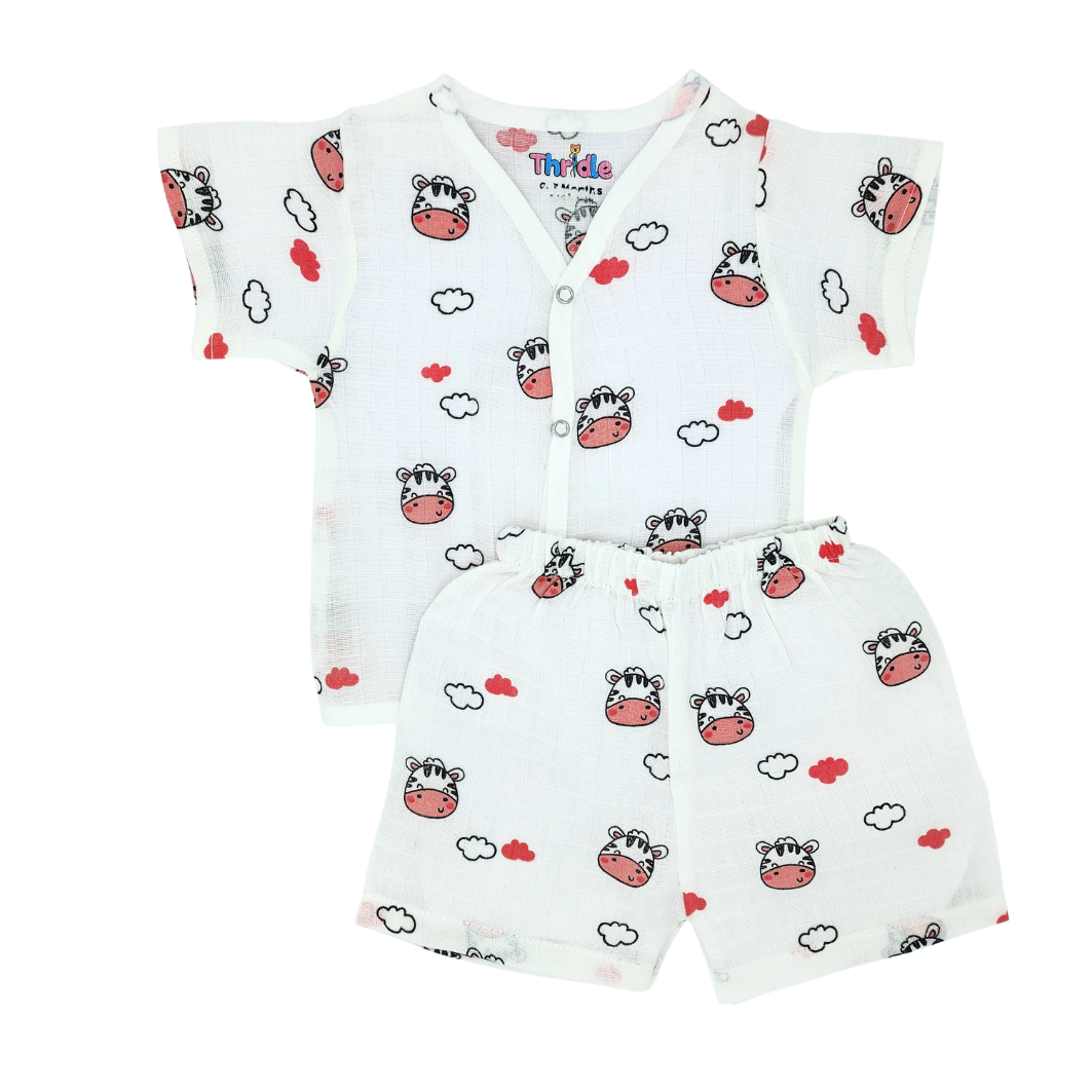 Co-ord Set Short - Premium Muslin Cotton